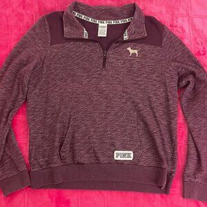 Victoria Secret PINK quarter zip pullover